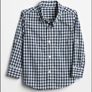Gap Boy’s Gingham Button Down Shirt